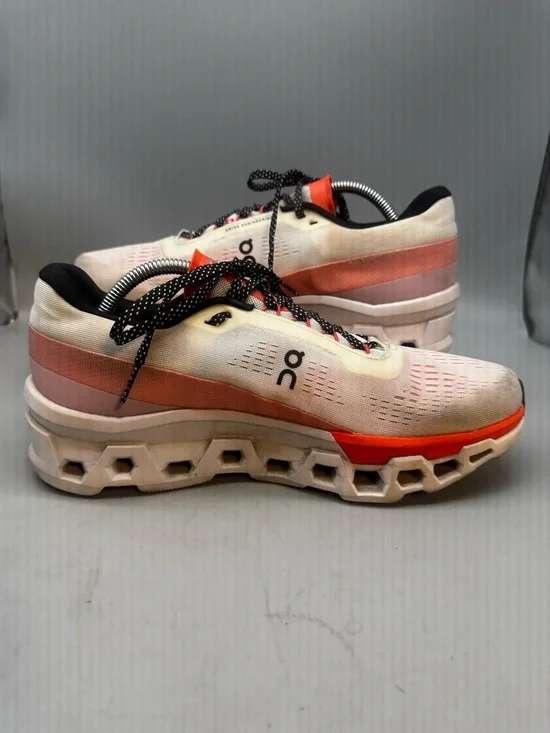 Size 10 - On Cloudmonster 2 White Flame Mens Running Walking Shoes - Picture 2 of 8